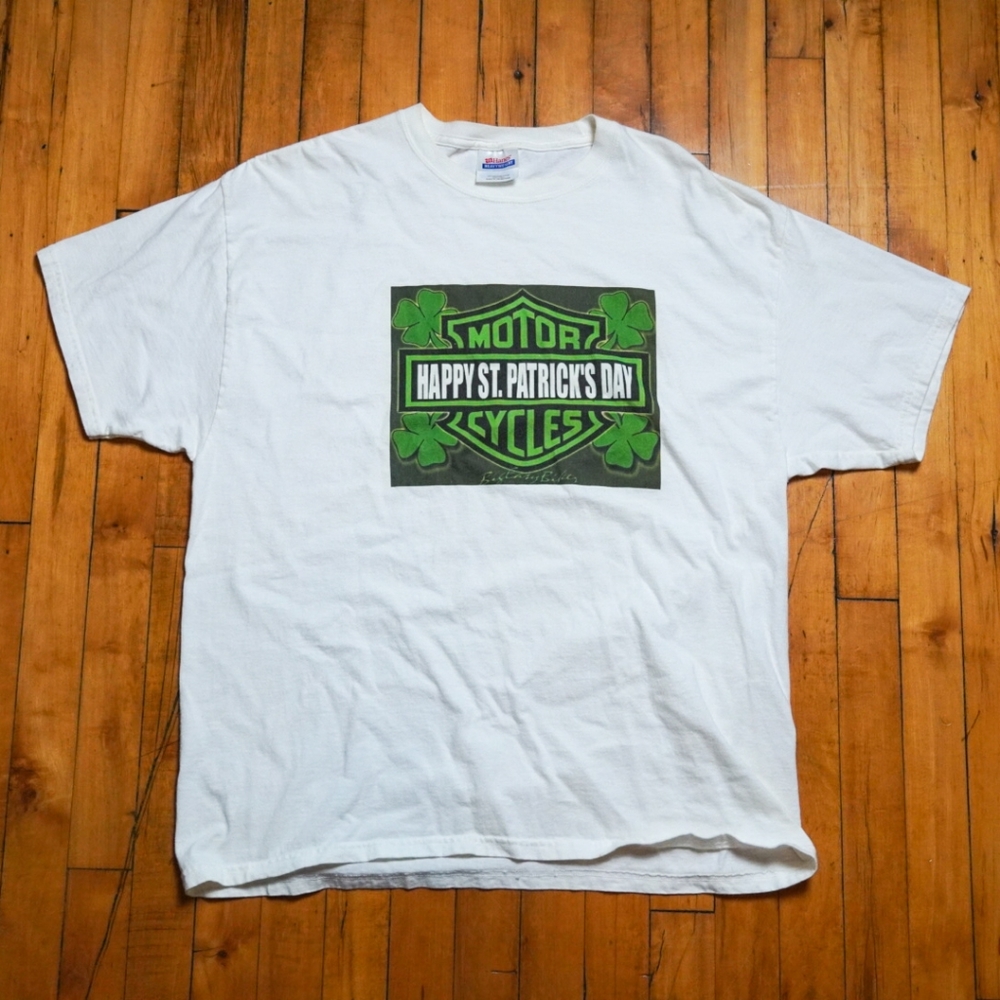 Harley Davidson St. Patricks Day shirt large